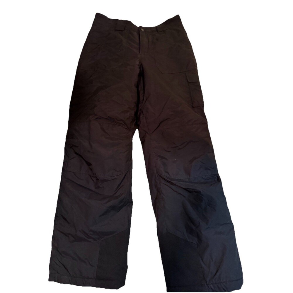 Columbia Snow Pants Boys 18/20 Black Youth Insulated Winter Ski Snowboard